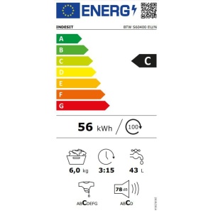 Pealtlaetav pesumasin Indesit BTWS60400EUN - Image 3