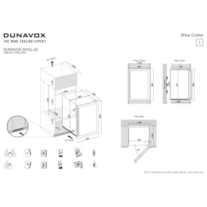 Integreeritav veinikülmik Dunavox DAB-42.117DB - Image 5