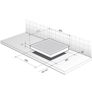 Gaasiplaat De Dietrich DPG7549B - Image 3