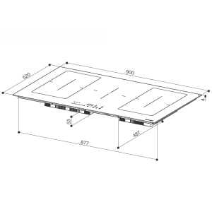 Induktsioonplaat Faber FCH 95 BK KL - Image 2