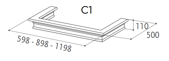 Faber KIT FRAME RANCH/AGORA 90 C1 ASH RAW - Image 2