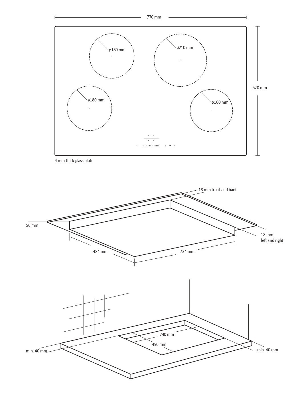 Induktsioonplaat Scandomestic IKF180-1 - Image 2