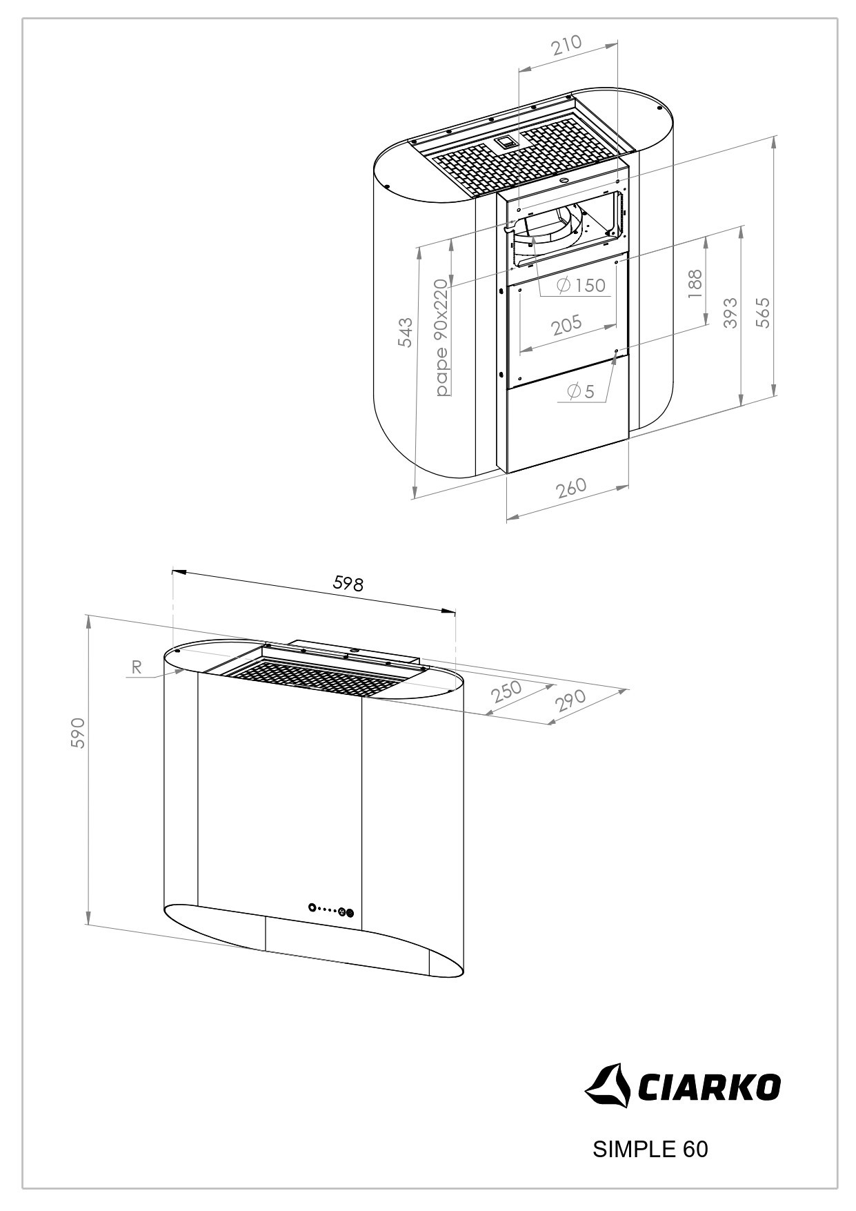 Õhupuhastaja Ciarko Design Simple SmartLink must/kuld - Image 5