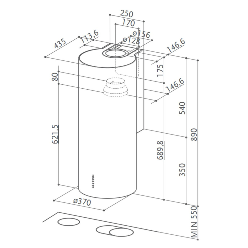 Faber CYLINDRA PLUS BK MATT A37 - Image 2