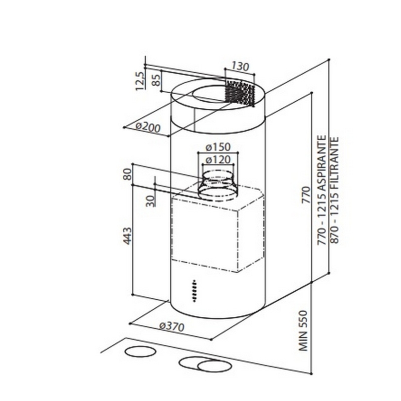 Faber CYLIND.I.EVO PLUS BK MATT A37 - Image 3