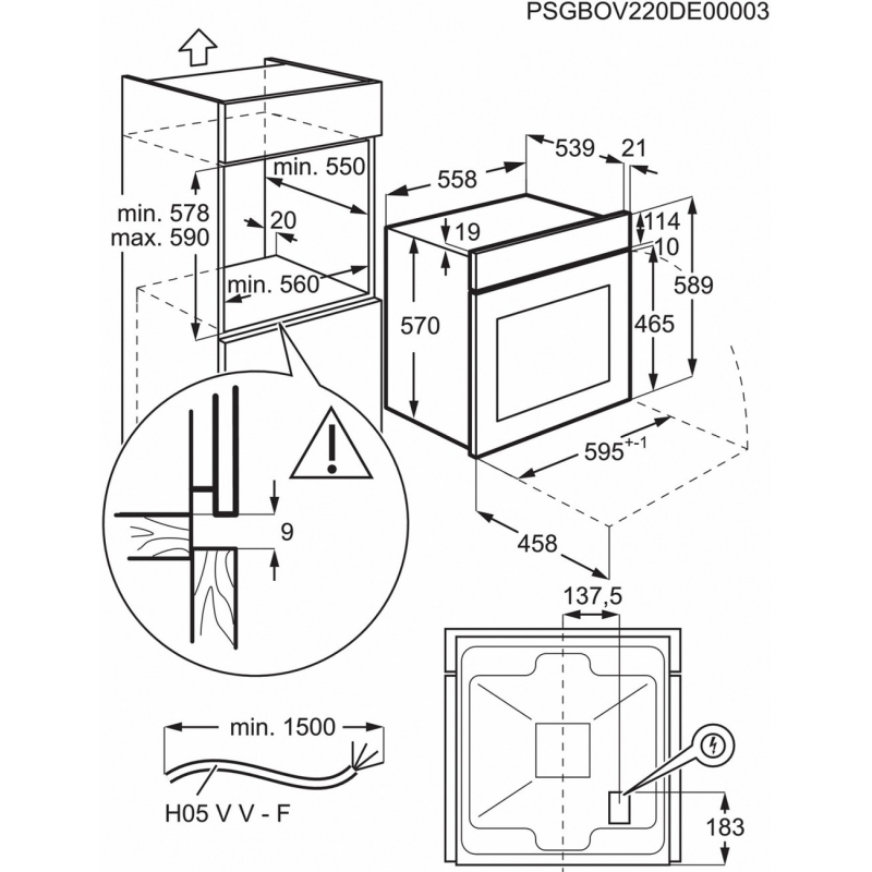 Electrolux EOF5F50BV - Image 5