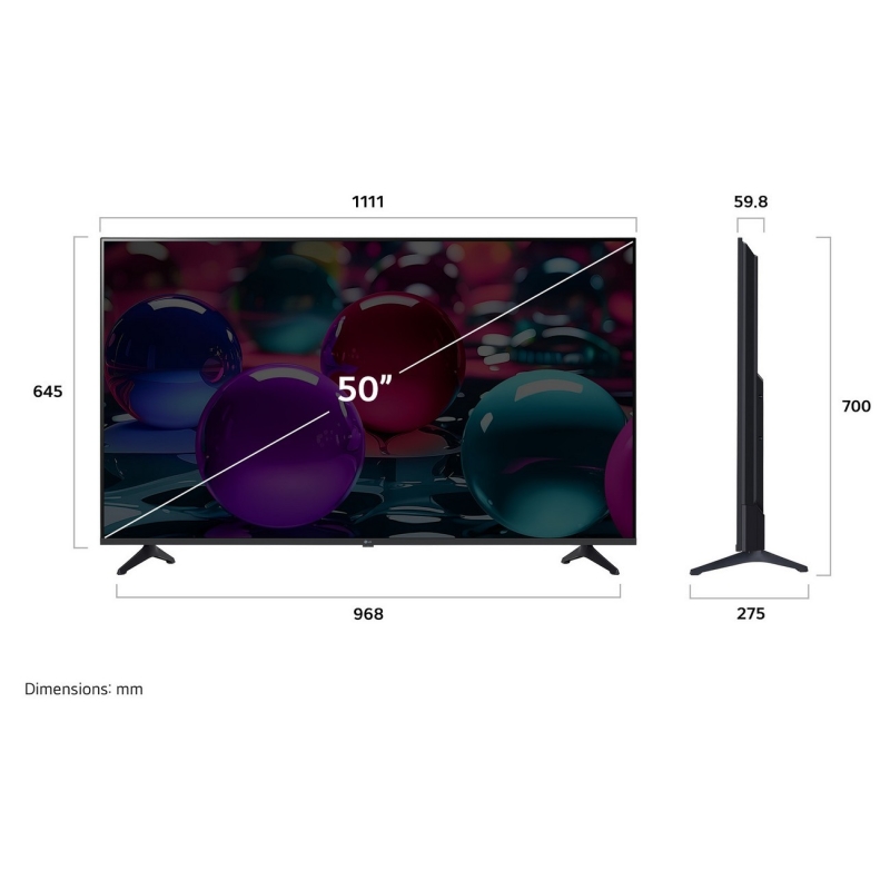 LG 50UA73003LA 4K UHD - Image 4