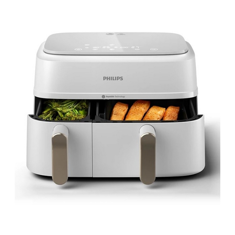 Philips NA353/10 Airfryer Dual Basket kuumaõhufritüür, valge 9 l - Image 2