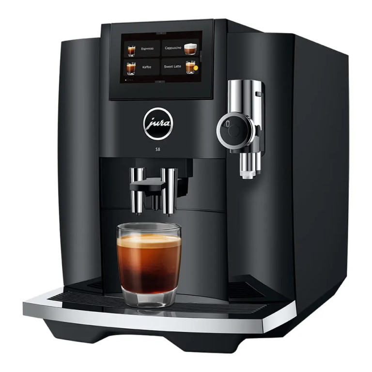 JURA S8 Piano Black (EB) vasakult