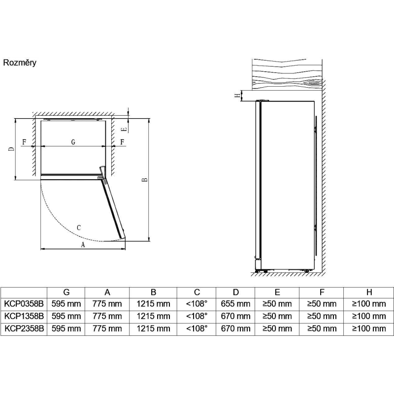 Vitriinkülmik Kluge KCP1358B - Image 3