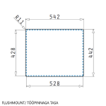 Valamu Pyramis Astris Colora 50x40 vask - Image 3