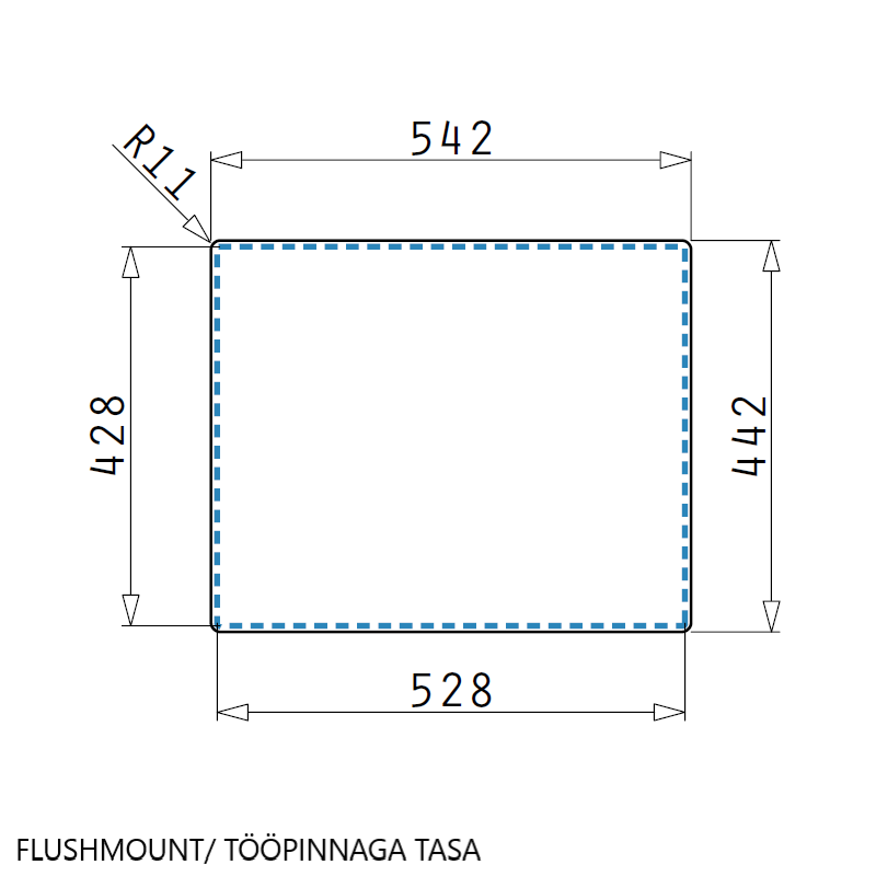 Valamu Pyramis Astris Colora 50x40 vask - Image 3