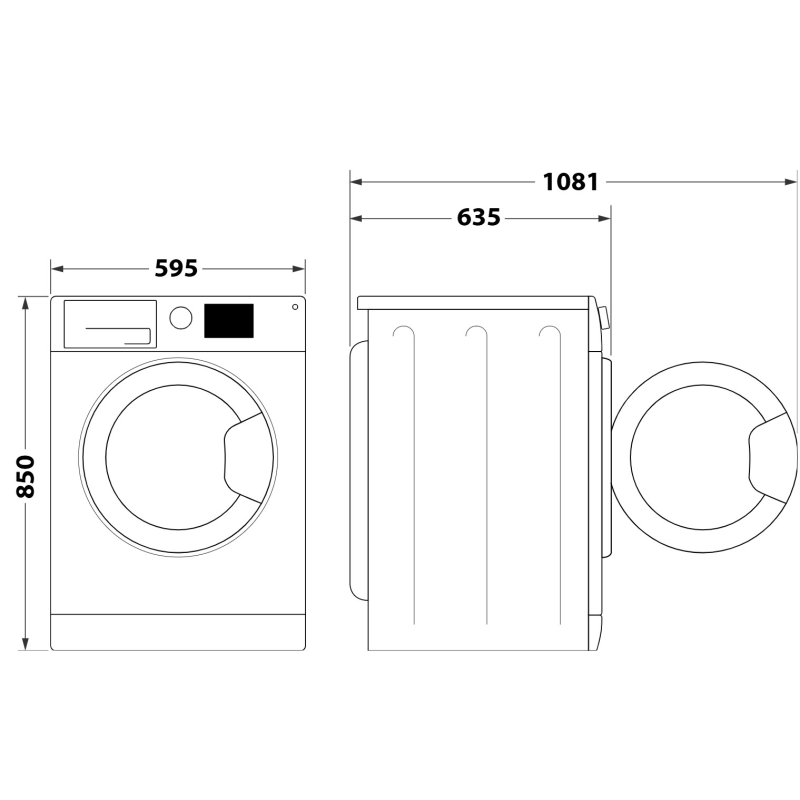 Eestlaetav pesumasin Whirlpool FFD11489BVEE - Image 8