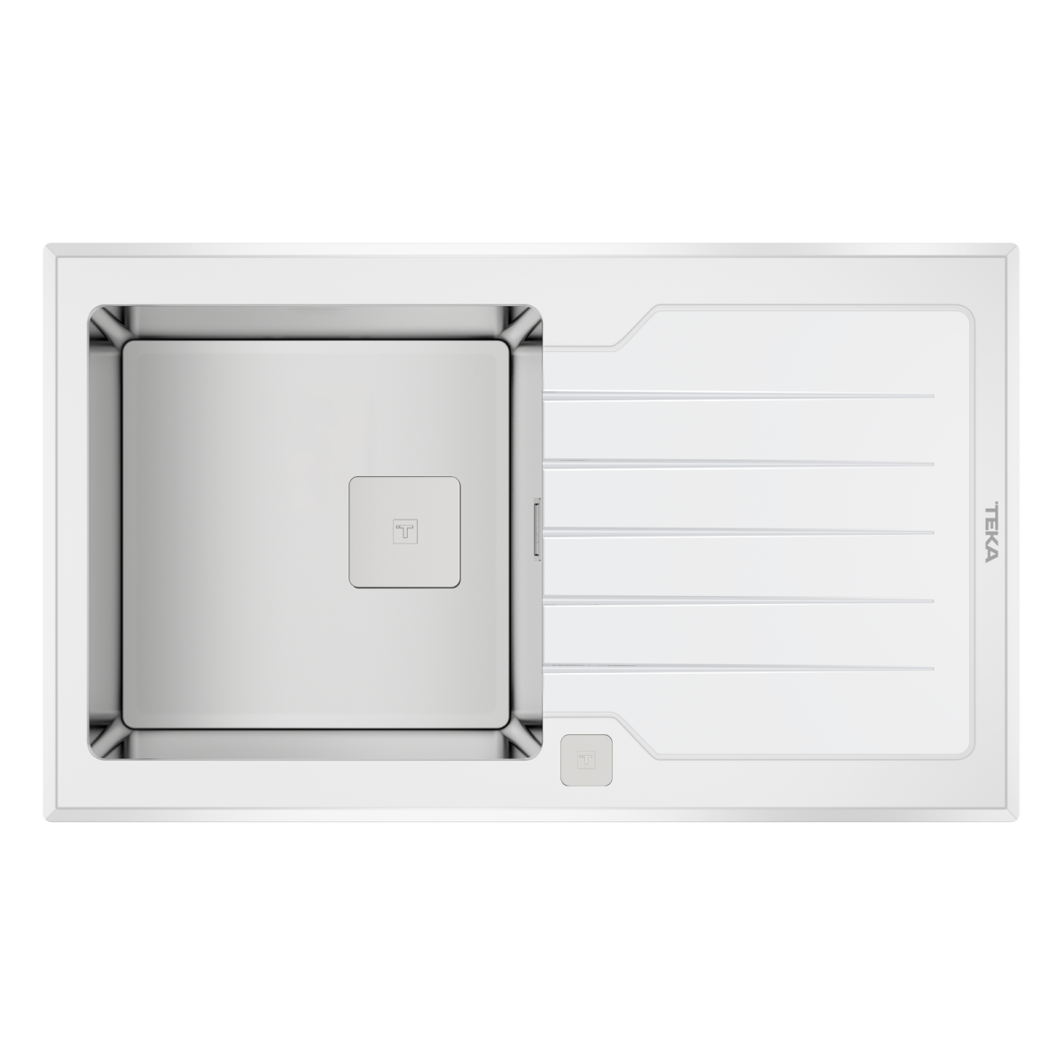 Valamu Teka Diamond RS15 1B 1D valge
