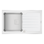 Valamu Teka Diamond RS15 1B 1D valge