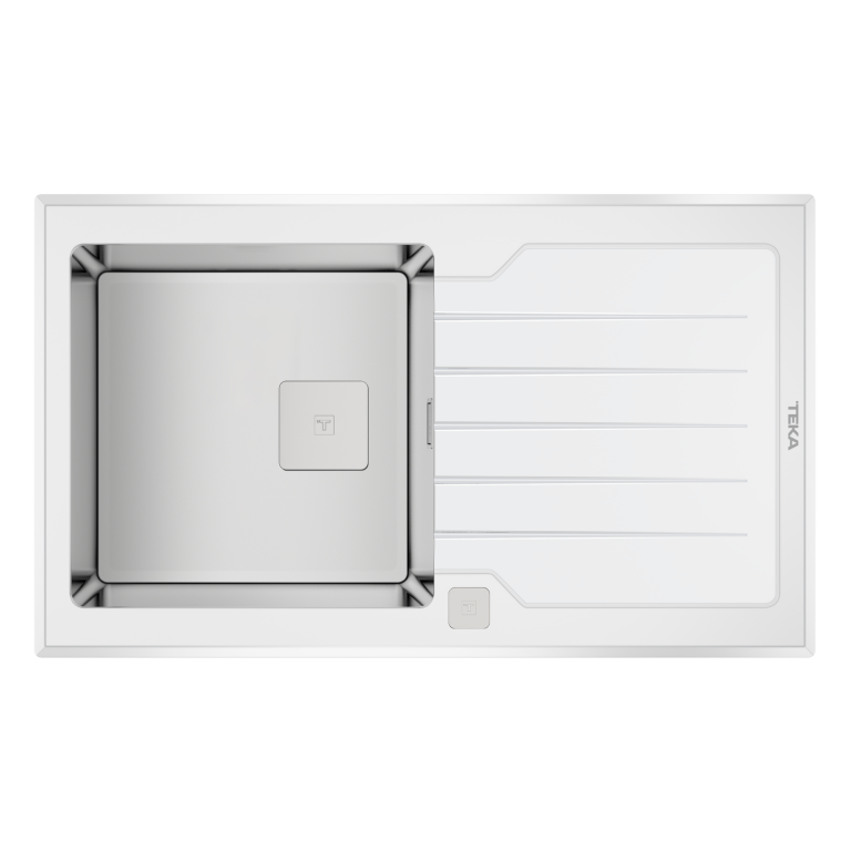 Valamu Teka Diamond RS15 1B 1D valge