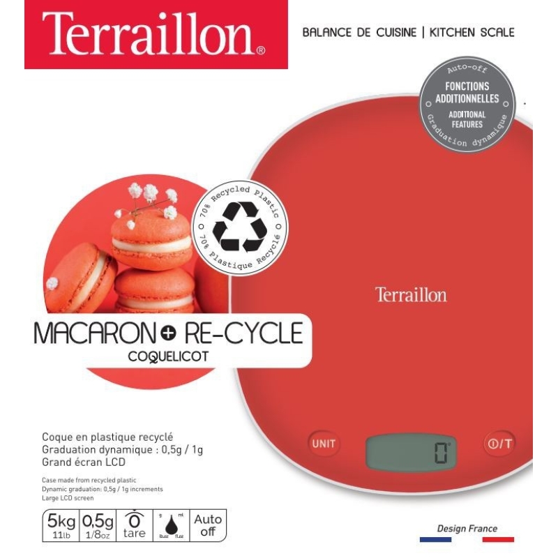 Köögikaal Terraillon Macron Rouge - Image 4