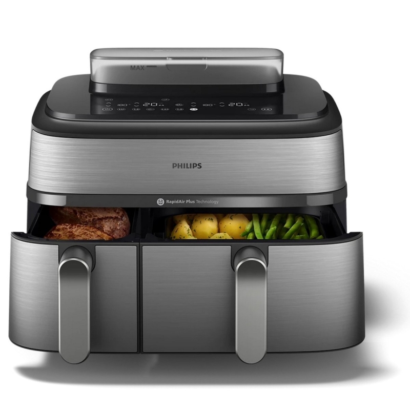 Philips NA555/00 Airfryer Dual Basket auruga kuumaõhufritüür, 9 l - Image 3