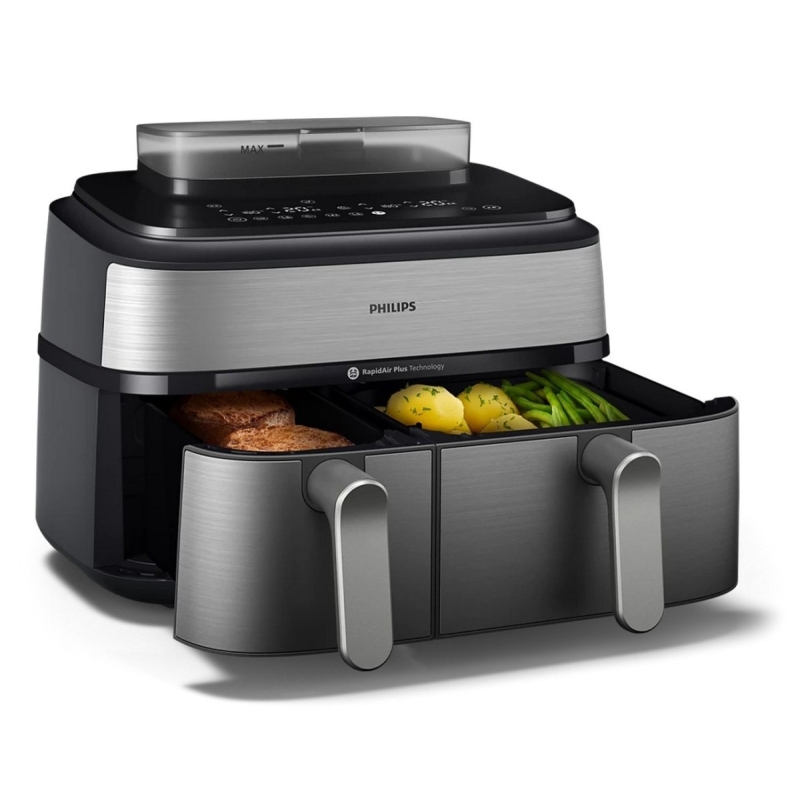 Philips NA555/00 Airfryer Dual Basket auruga kuumaõhufritüür, 9 l - Image 2