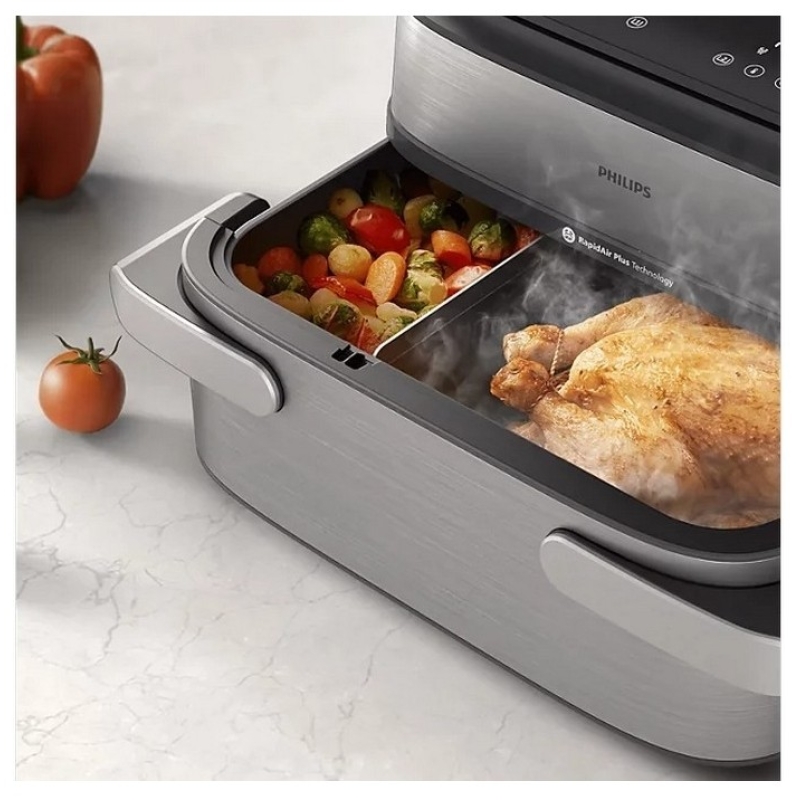 Philips NA565/02 Airfryer Dual Basket auruga kuumaõhufritüür, 9,5 l - Image 2