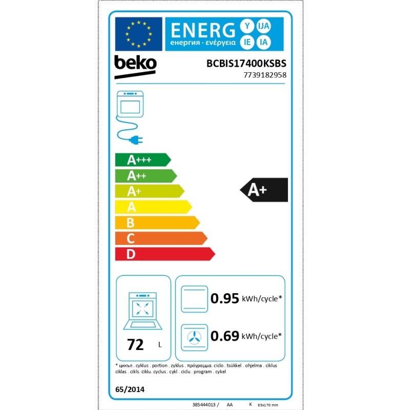 Integreeritav auruküpsetusega ahi Beko BCBIS17400KSBS - Image 6
