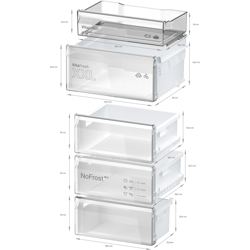 Külmik Bosch titaanhall KGN39VXCT - Image 8