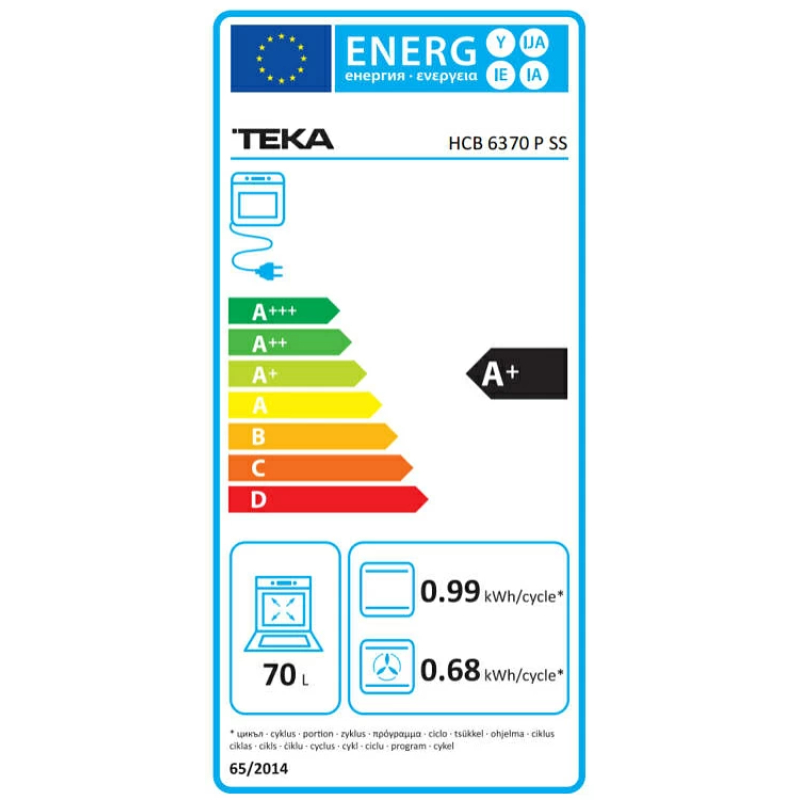 Integreeritav ahi Teka HCB 6370 P SS - Image 3