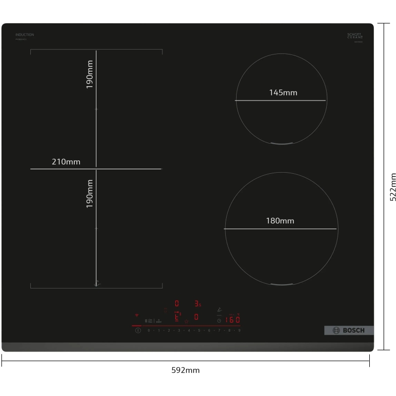 Induktsioonpliidiplaat 6 seeria 60 cm Bosch PVS631HC1E - Image 3