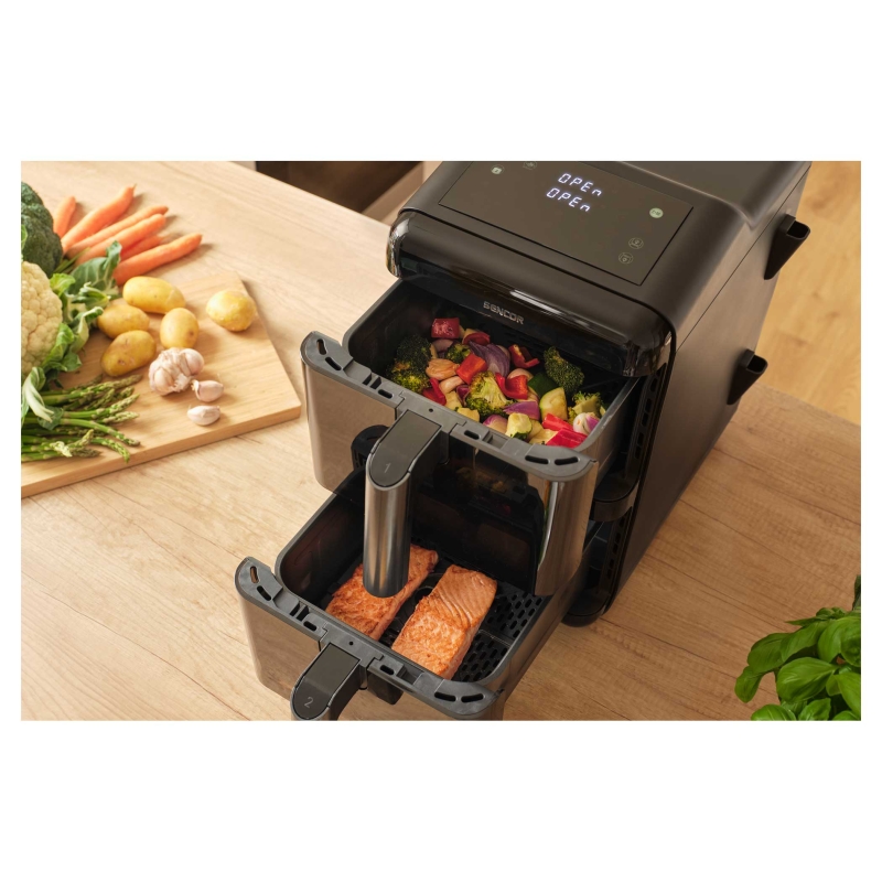 Kuumaõhufritüür Sencor SFR1250BK, 2 x 5,8L - Image 5