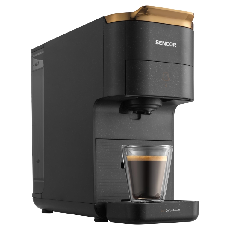 Multi-kapsel 3in 1 kohvimasin Sencor SCC1000BK