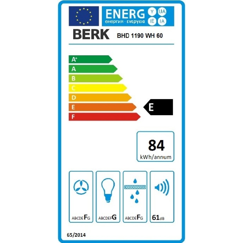 Berk BHD 1190 WH 60 - Image 3