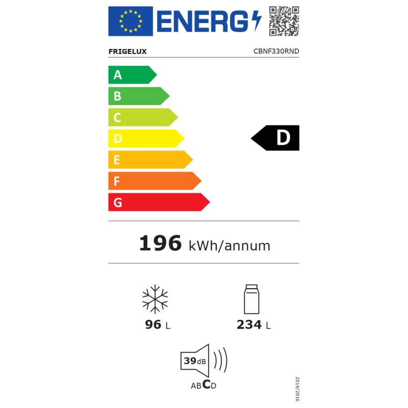 Retrokülmik Frigelux CBNF330RND, must - Image 3