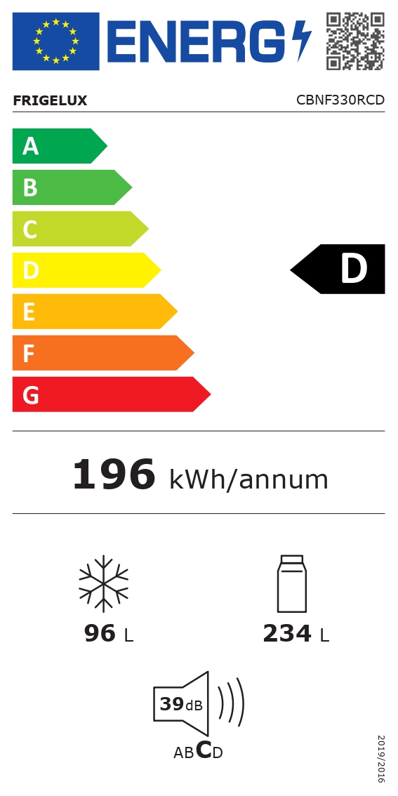 Retrokülmik Frigelux CBNF330RCD, beež - Image 3