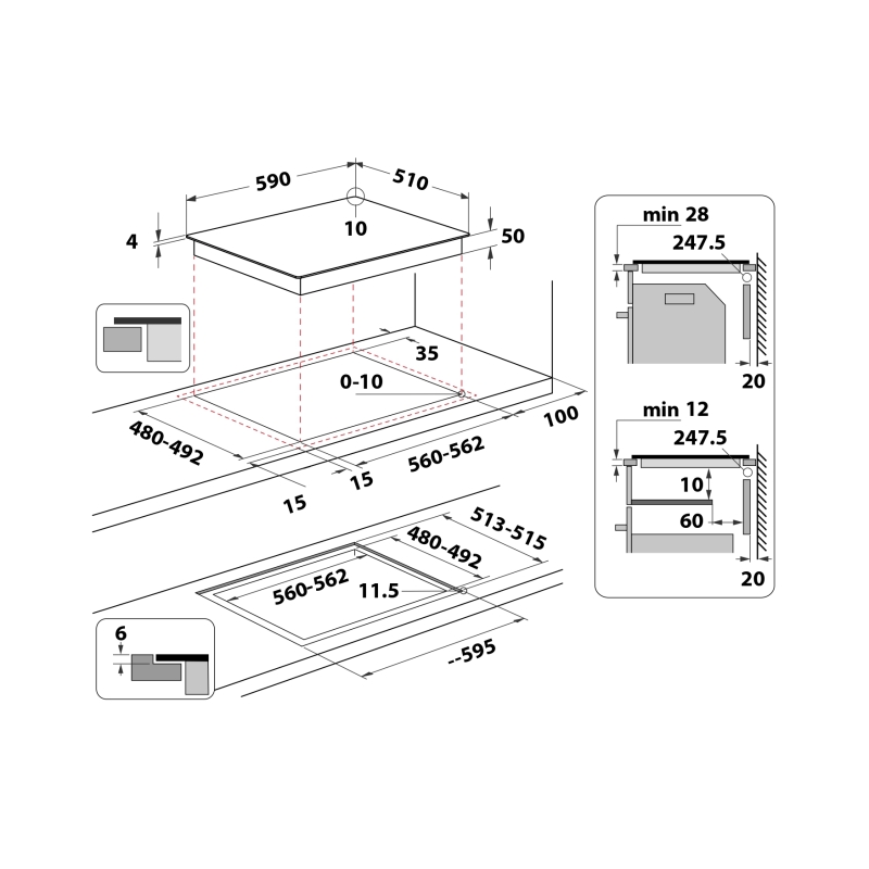 Induktsioonplaat Whirlpool WSQS460NE - Image 4