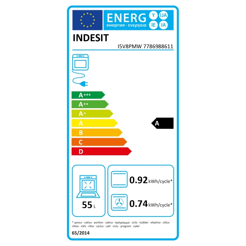 Keraamiline pliit Indesit I5V8PMW - Image 6