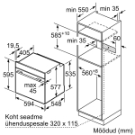 Integreeritav ahi Bosch HBG7721B1 - Image 10