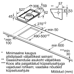 Gaasiplaat wok põletiga Bosch PRA3A6I10 - Image 8