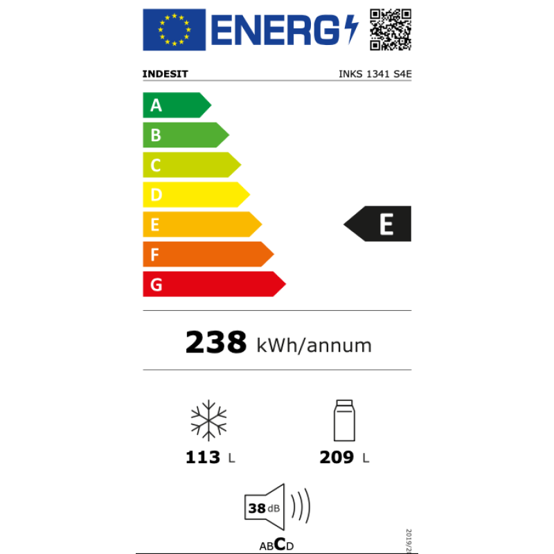 Külmik Indesit INKS1341S4E - Image 4