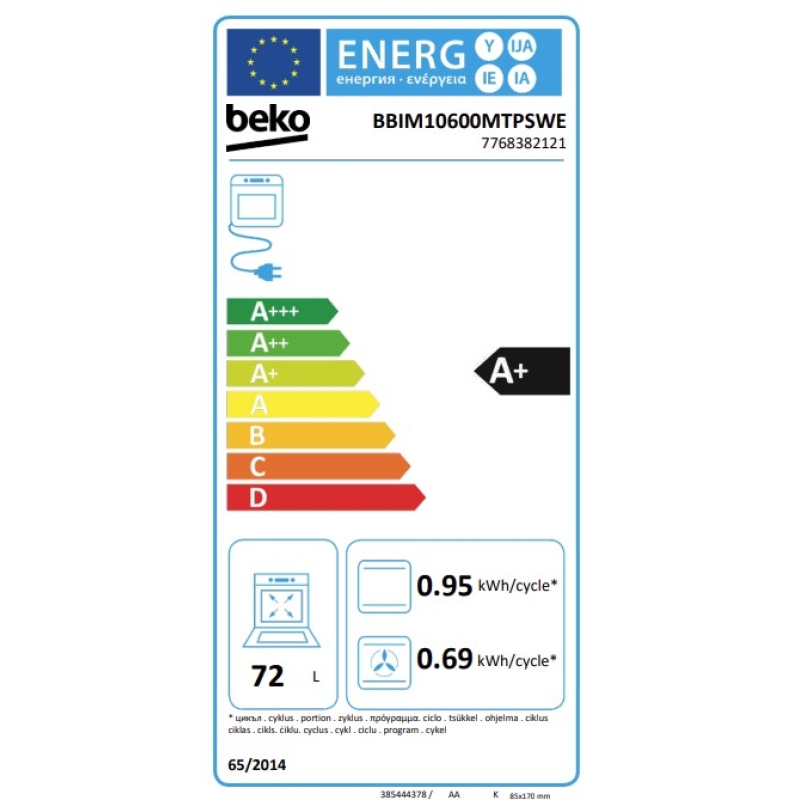 Integreeritav ahi Beko MBBIM10600MTP - Image 5