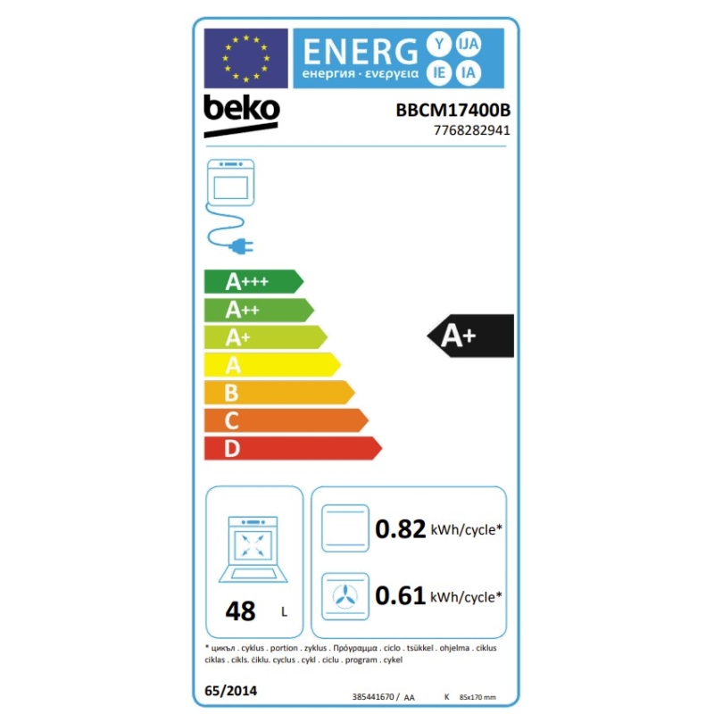 Integreeritav kompaktahi Beko BBCM17400B - Image 4