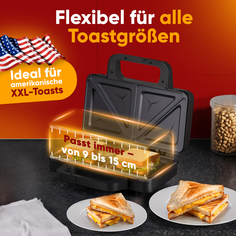 Võileivagrill ProfiCook PCST1315 inox - Image 8