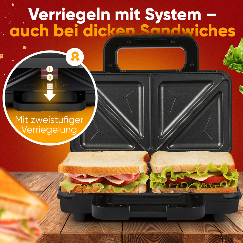 Võileivagrill ProfiCook PCST1315 inox - Image 6
