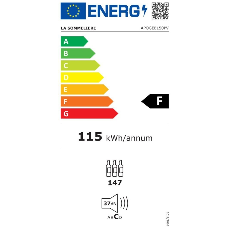 Veinikülmik La Sommeliere APOGEE150PV - Image 6