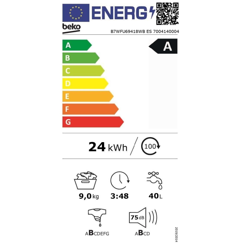 Pesumasin Beko B7WFU69418WBES - Image 6