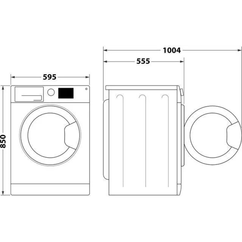 Kuivatiga pesumasin Indesit BDE86436WSVEE - Image 6