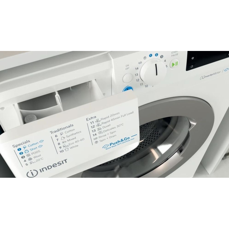 Eestlaetav pesumasin Indesit BWE91496XWSVEE - Image 4