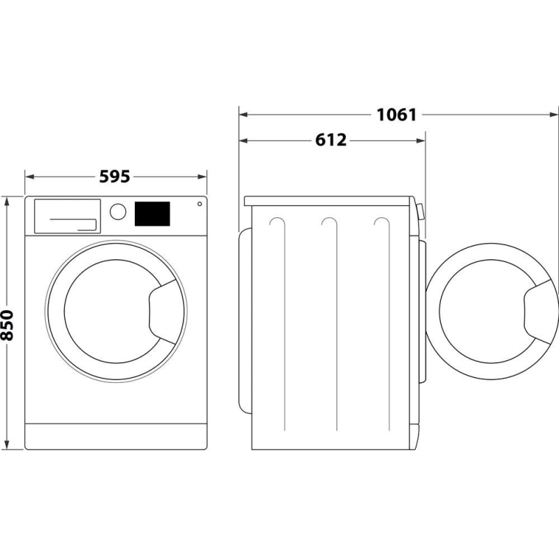 Eestlaetav pesumasin Indesit BWE91496XWSVEE - Image 5