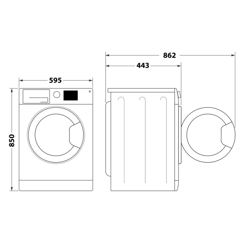 Pesumasin Indesit BWSA61294WEUN - Image 7