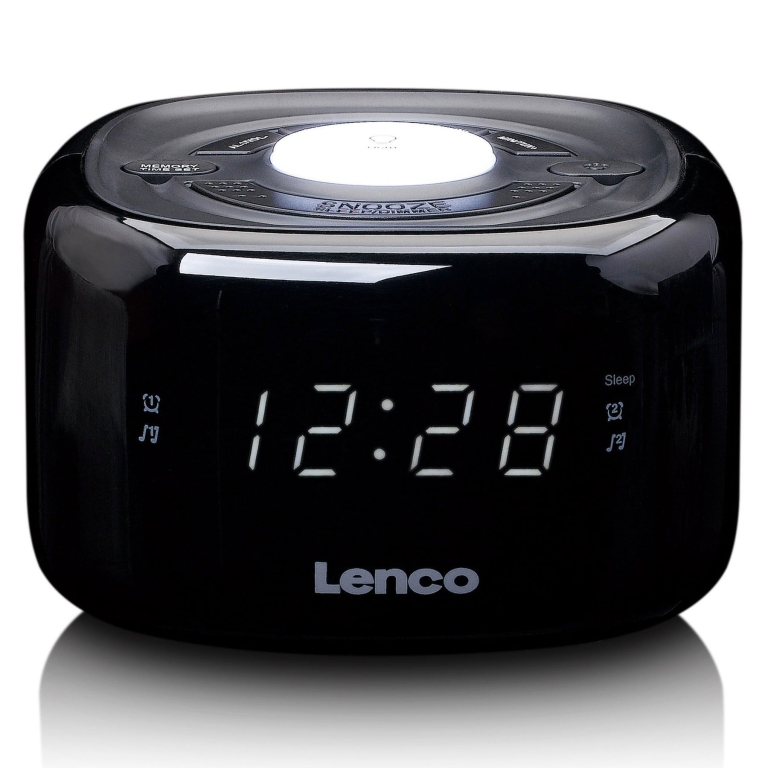 Kellraadio öövalgustiga Lenco CR12BK
