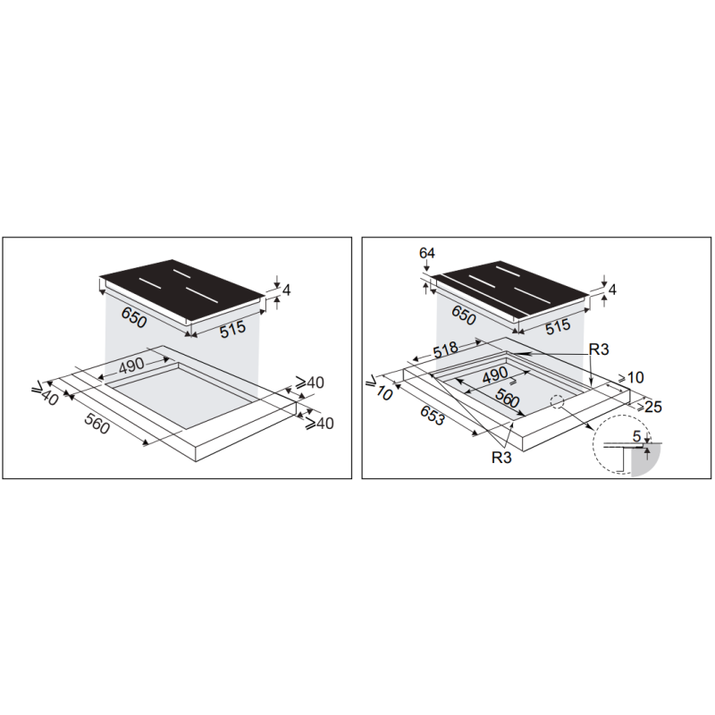Induktsioonplaat De Dietrich Amplify DPI5650AB AutoLink - Image 7